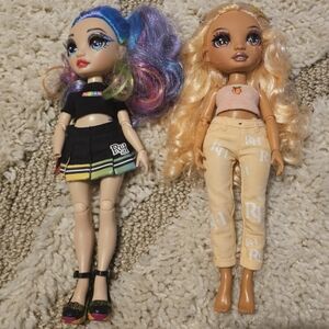 Rainbow High Georgia Bloom and Amaya Raine set of 2